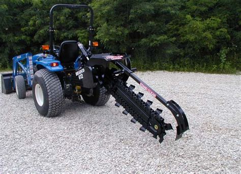 trencher attachment for small tractor